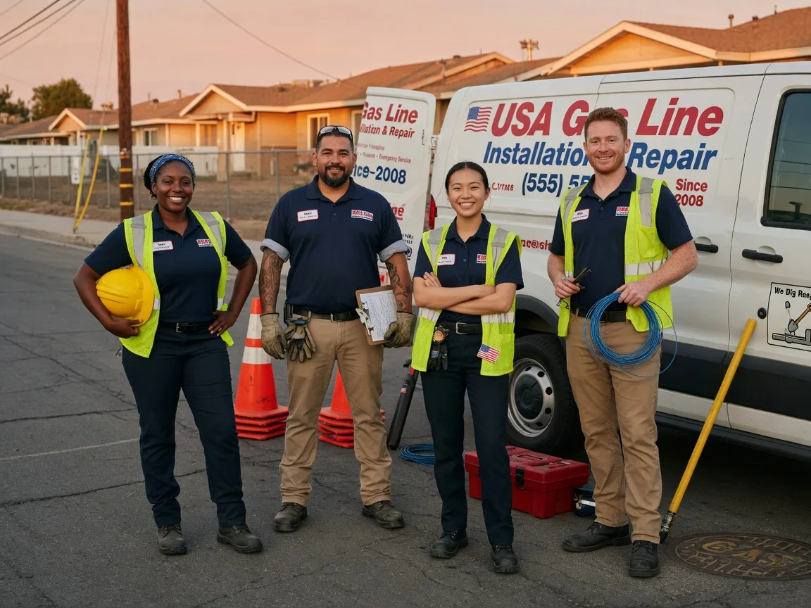 Gas Line Installation company in Lindsay, CA